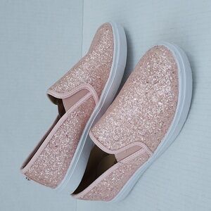NWOT FEVERSOLE SLIP-ON GLITTER SNEAKERS